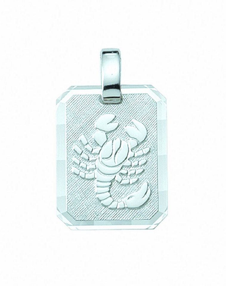 Adelia´s Kettenanhänger Damen & Herren 925 Silber Sternzeichen Anhänger Skorpion, Silberschmuck für Damen & Herren von Adelia´s
