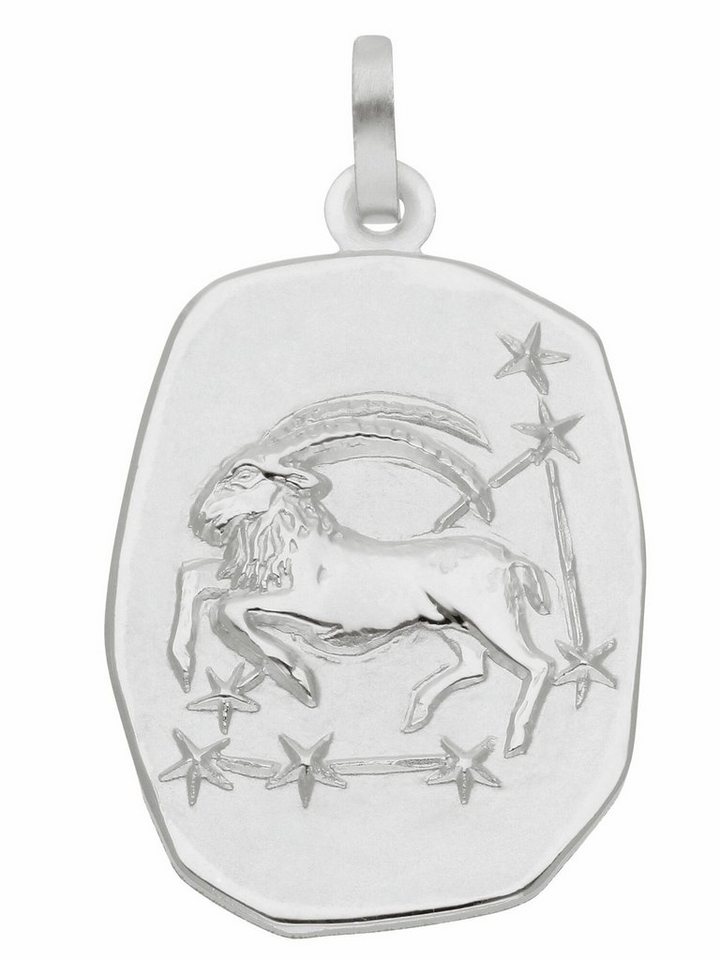 Adelia´s Kettenanhänger 925 Silber Sternzeichen Anhänger Steinbock, Silberschmuck für Damen & Herren von Adelia´s