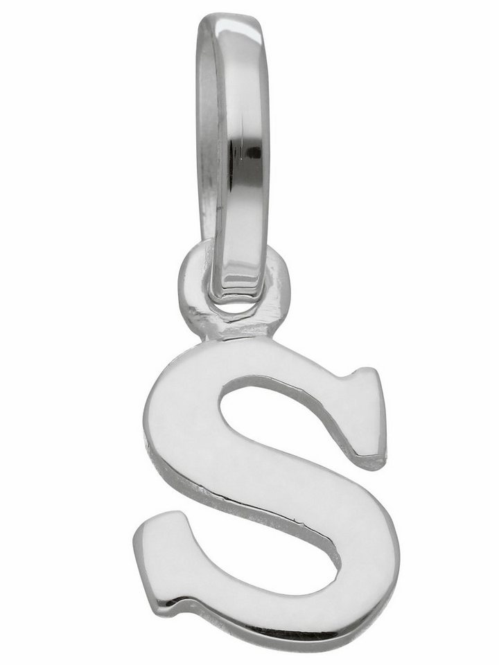 Adelia´s Buchstabenanhänger 925 Silber Buchstabenanhänger, Silberschmuck für Damen & Herren von Adelia´s