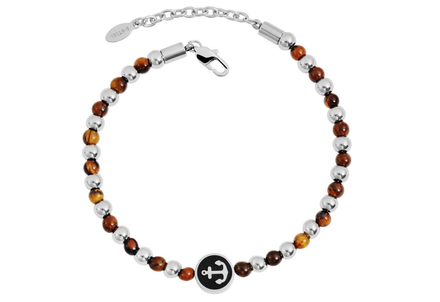 Adelia´s Edelstahlarmband Damen Armband Anker aus Edelstahl 20+5 cm von Adelia´s