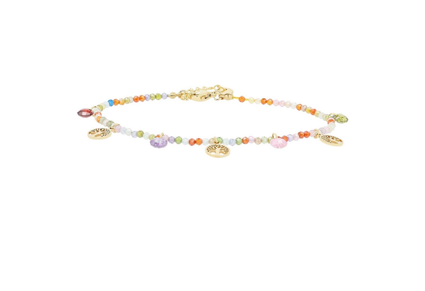 Adelia´s Edelstahlarmband Damen Armband Lebensbaum aus Edelstahl 18,5 cm von Adelia´s