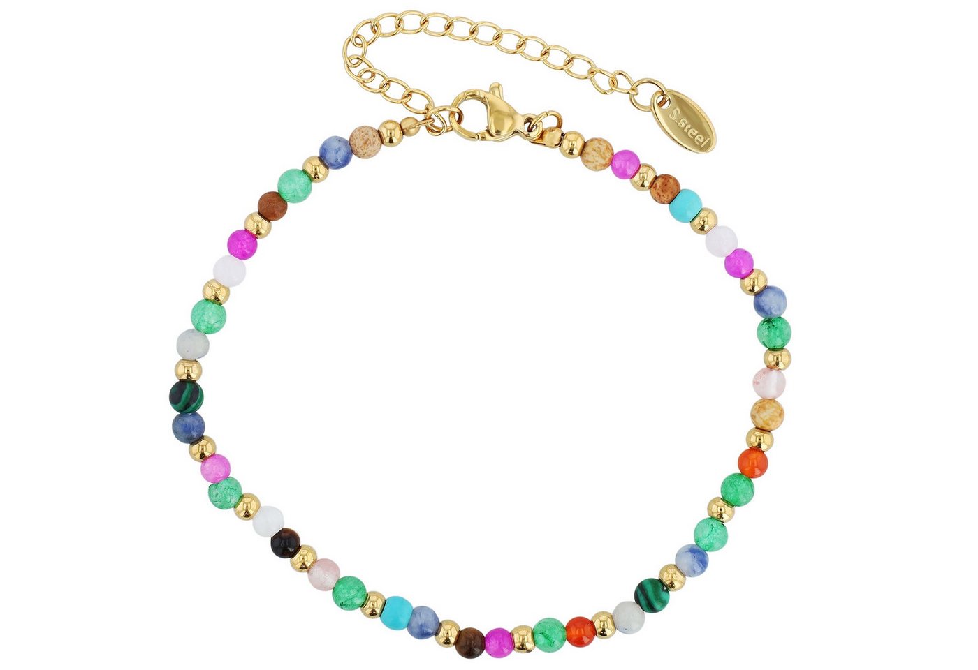 Adelia´s Edelstahlarmband Damen Armband aus Edelstahl 18,5+5 cm von Adelia´s