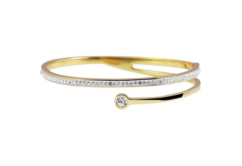 Adelia´s Edelstahlarmband Damen Armband aus Edelstahl mit Similisteine von Adelia´s