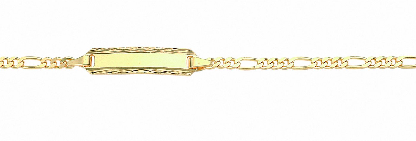 Adelia´s Goldarmband 333 Gold Figaro Armband 14 cm, 333 Gold Goldschmuck für Damen von Adelia´s