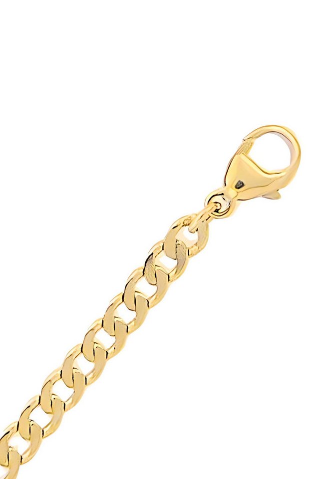 Adelia´s Goldarmband Damen 333 Gold Flach Panzer Armband 19 cm Ø 4 mm, Goldschmuck für Damen von Adelia´s