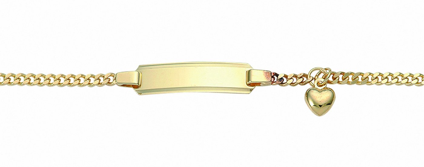 Adelia´s Goldarmband Damen Goldschmuck, 333 Gold Flach Panzerkette Goldschmuck für Damen von Adelia´s