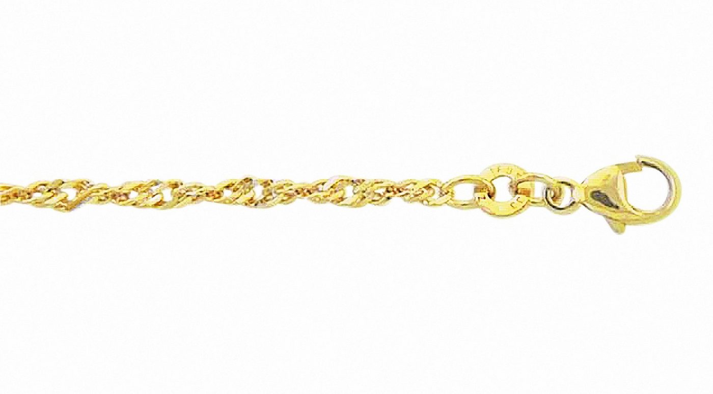 Adelia´s Goldarmband Damen Goldschmuck 333 Gold Singapur Armband 18,5 cm, 18,5 cm 333 Gold Singapur Kette Goldschmuck für Damen von Adelia´s