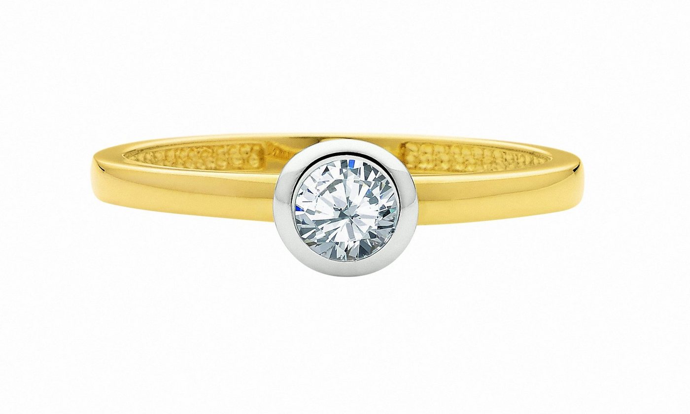 Adelia´s Goldring 333 Gold Ring mit Zirkonia, 333 Gold Goldschmuck für Damen von Adelia´s