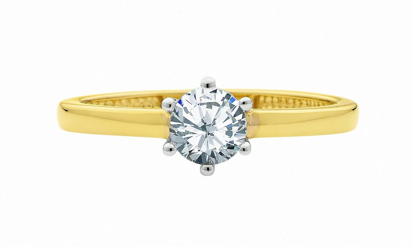 Adelia´s Goldring 333 Gold Ring mit Zirkonia, mit Zirkonia Goldschmuck für Damen von Adelia´s