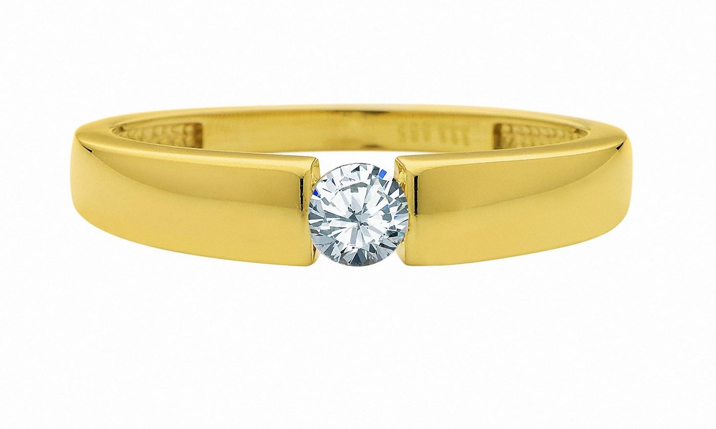 Adelia´s Goldring 333 Gold Ring mit Zirkonia, mit Zirkonia Goldschmuck für Damen von Adelia´s