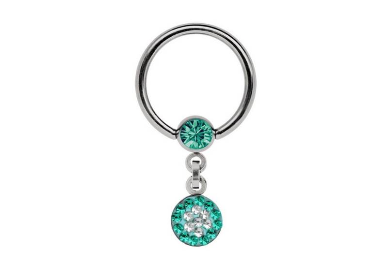 Adelia´s Intimpiercing Piercing  Intimpiercing , 5 mm Strasskugel + Kette mit Kreis und vielen Steinen von Adelia´s