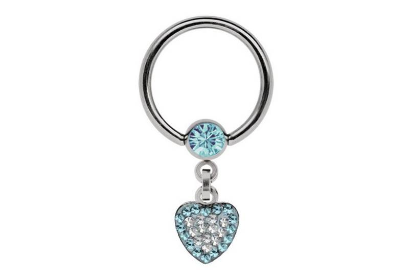 Adelia´s Intimpiercing Piercing  Intimpiercing , Ring BCR Stahl mit 5 mm Strasskugel von Adelia´s