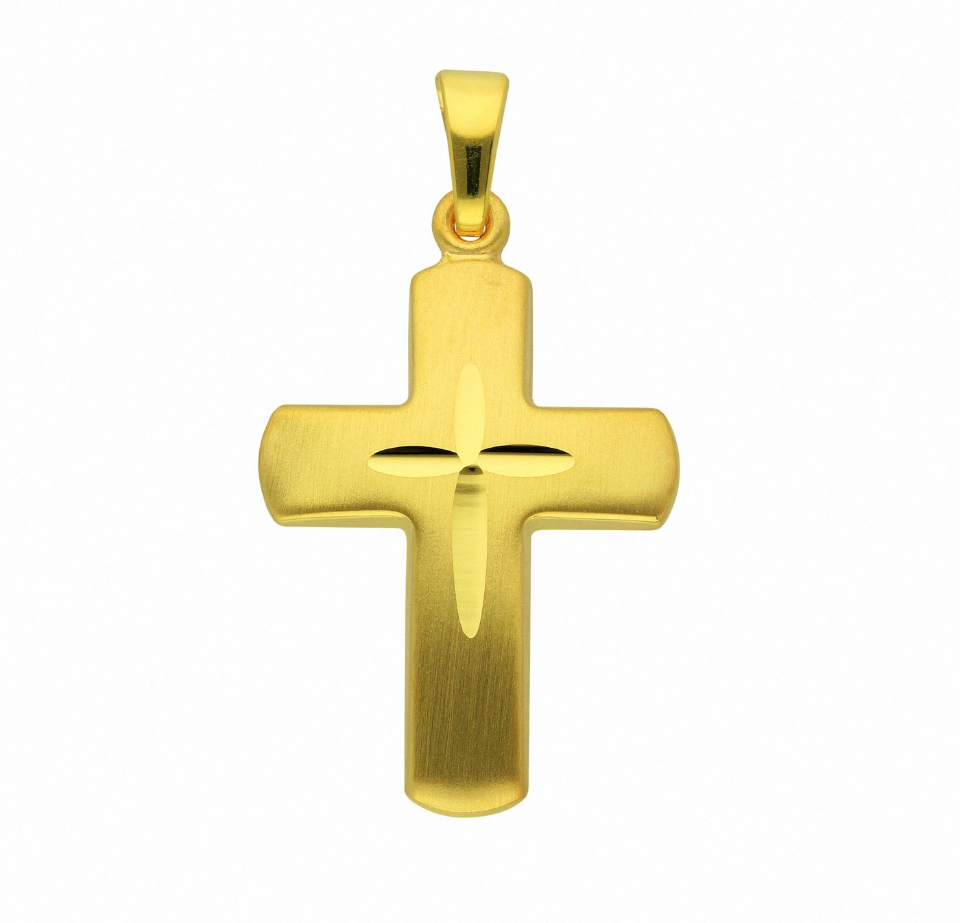 Adelia´s Kette mit Anhänger 333 Gold Kreuz Anhänger, Schmuckset - Set mit Halskette von Adelia´s