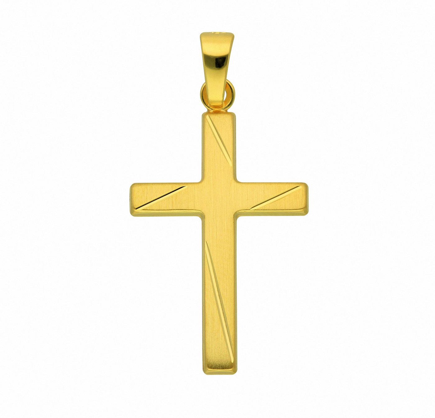 Adelia´s Kette mit Anhänger 333 Gold Kreuz Anhänger, Schmuckset - Set mit Halskette von Adelia´s