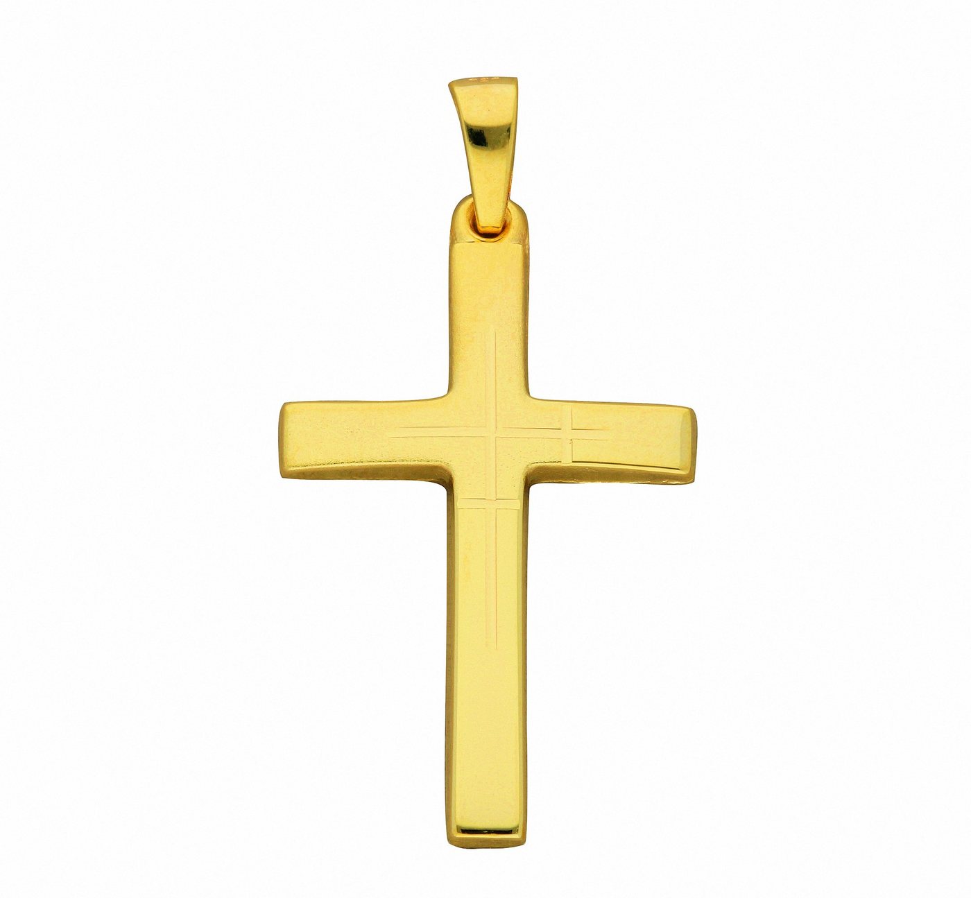 Adelia´s Kette mit Anhänger 333 Gold Kreuz Anhänger, Schmuckset - Set mit Halskette von Adelia´s