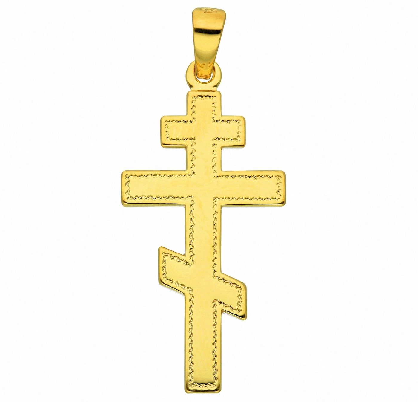 Adelia´s Kette mit Anhänger 585 Gold Kreuz Anhänger, Schmuckset - Set mit Halskette von Adelia´s