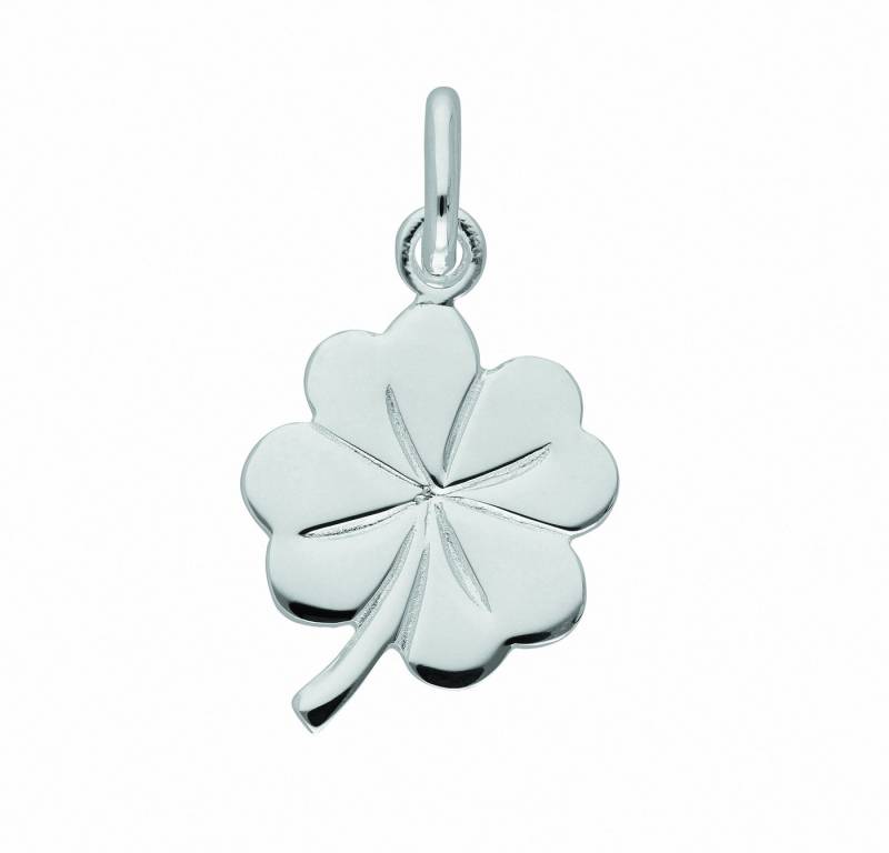 Adelia´s Kette mit Anhänger Schmuckset - Set mit Halskette 925 Silber Anhänger Kleeblatt, Schmuckset - Set mit Halskette von Adelia´s