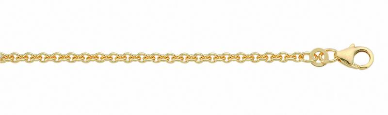 Adelia´s Kette ohne Anhänger Damen Gold Schmuck 333 Gold Anker Halskette 36 cm Ø 1,1 mm, Goldschmuck für Damen von Adelia´s