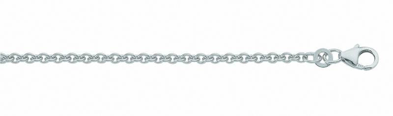Adelia´s Kette ohne Anhänger Damen 925 Silber Anker Halskette Ø 1,9 mm, Silberschmuck für Damen von Adelia´s