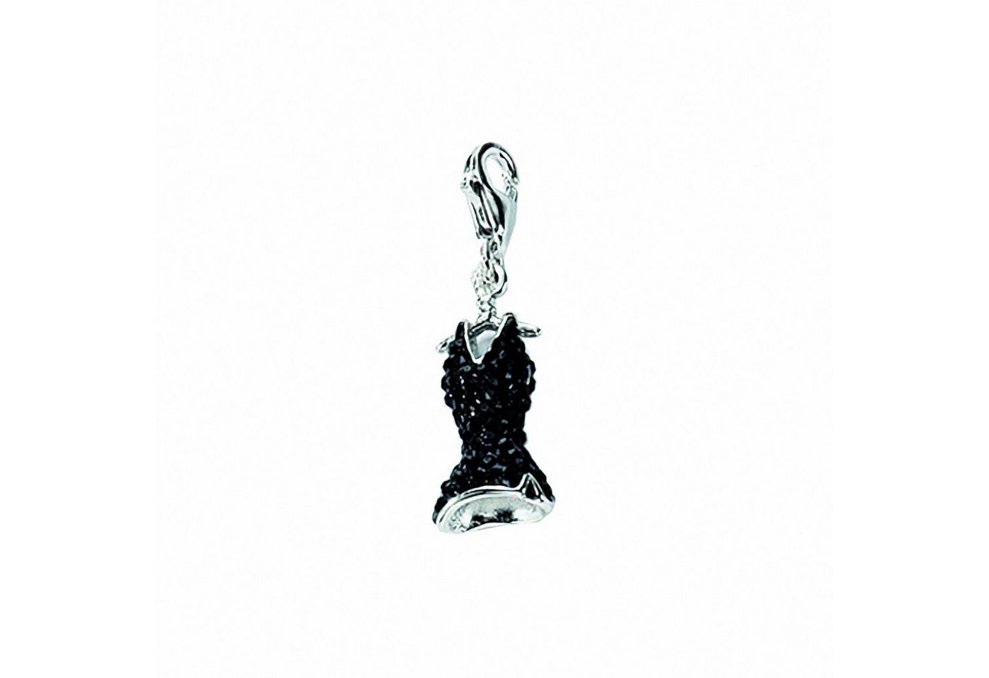 Adelia´s Kette ohne Anhänger 925 Silber Charms Anhänger Kleid mit Glasstein, Schmuckset - Set mit Halskette von Adelia´s