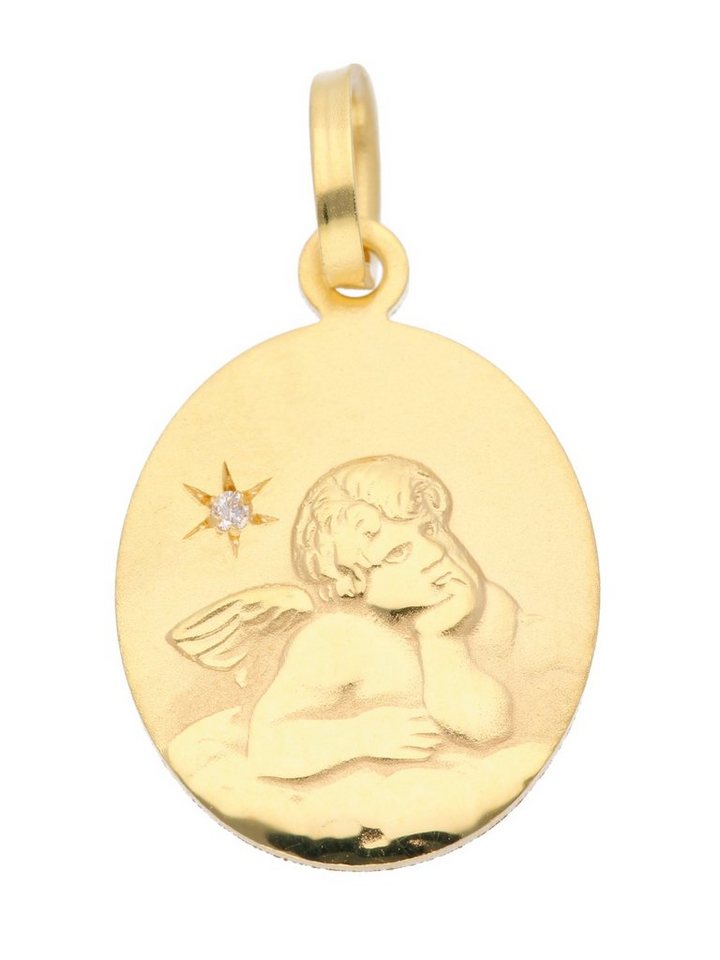 Adelia´s Kettenanhänger 333 Gold Anhänger Amor, mit Diamant Goldschmuck für Damen Adelia´s Kettenanhänger 333 Gold Anhänger Amor, mit Diamant Goldschmuck für Damen von Adelia´s