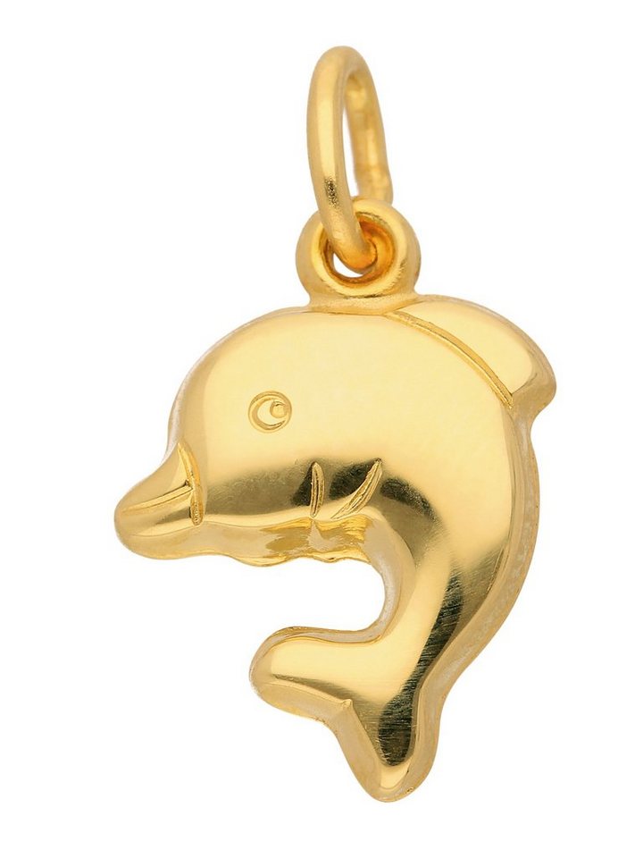 Adelia´s Kettenanhänger 333 Gold Anhänger Delphin, 333 Gold Goldschmuck für Damen von Adelia´s