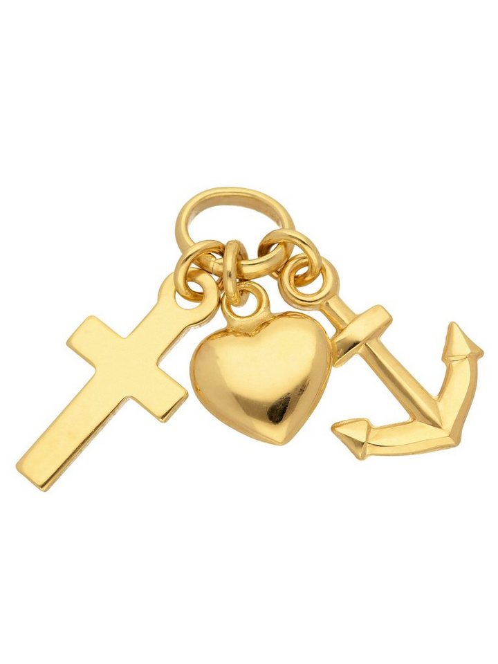 Adelia´s Kettenanhänger 333 Gold Anhänger Glaube-Liebe-Hoffnung, Goldschmuck für Damen Adelia´s Kettenanhänger 333 Gold Anhänger Glaube-Liebe-Hoffnung, Goldschmuck für Damen von Adelia´s