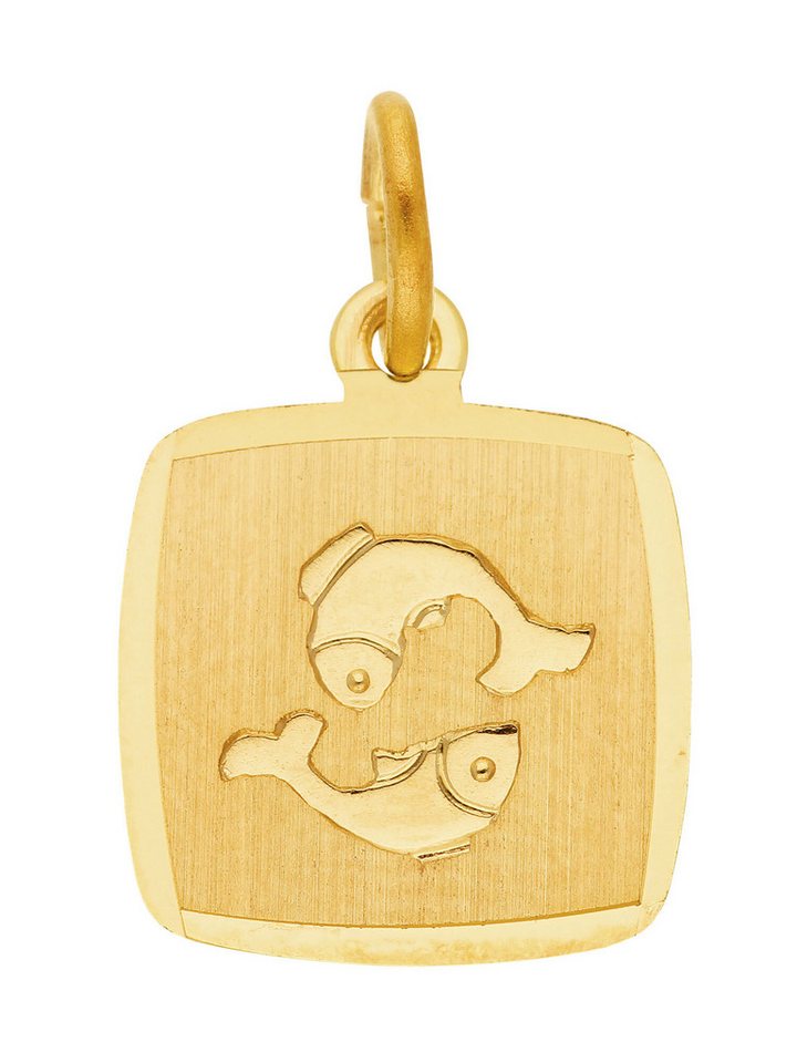 Adelia´s Kettenanhänger 333 Gold Sternzeichen Anhänger Fisch, Goldschmuck für Damen & Herren Adelia´s Kettenanhänger 333 Gold Sternzeichen Anhänger Fisch, Goldschmuck für Damen & Herren von Adelia´s