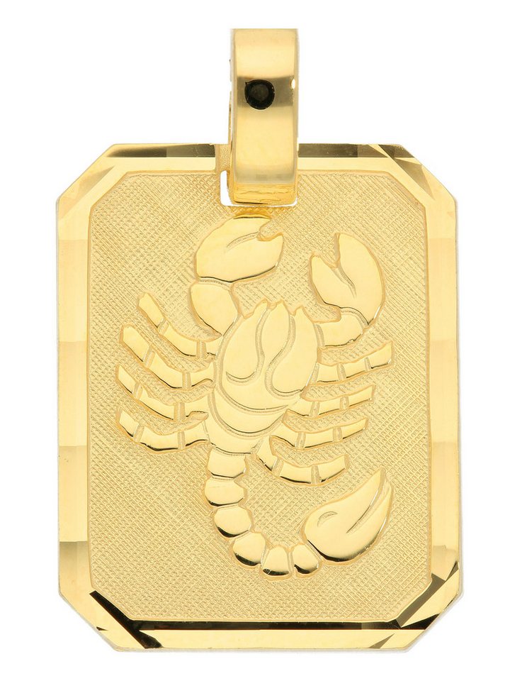 Adelia´s Kettenanhänger 333 Gold Sternzeichen Anhänger Skorpion, Goldschmuck für Damen & Herren Adelia´s Kettenanhänger 333 Gold Sternzeichen Anhänger Skorpion, Goldschmuck für Damen & Herren von Adelia´s