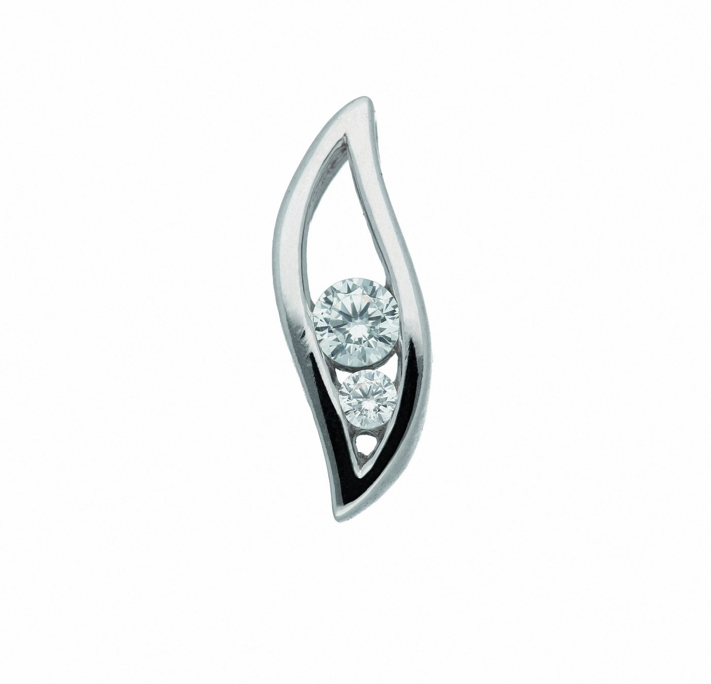 Adelia´s Kettenanhänger 925 Silber Anhänger mit Zirkonia, mit Zirkonia Silberschmuck für Damen von Adelia´s