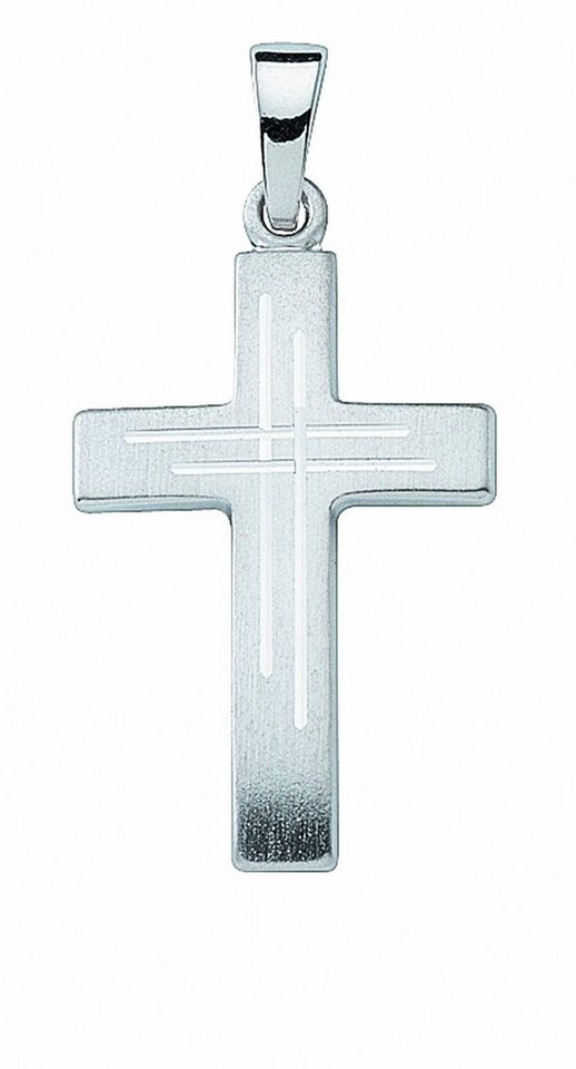 Adelia´s Kettenanhänger 925 Silber Kreuz Anhänger, Silberschmuck für Damen & Herren von Adelia´s