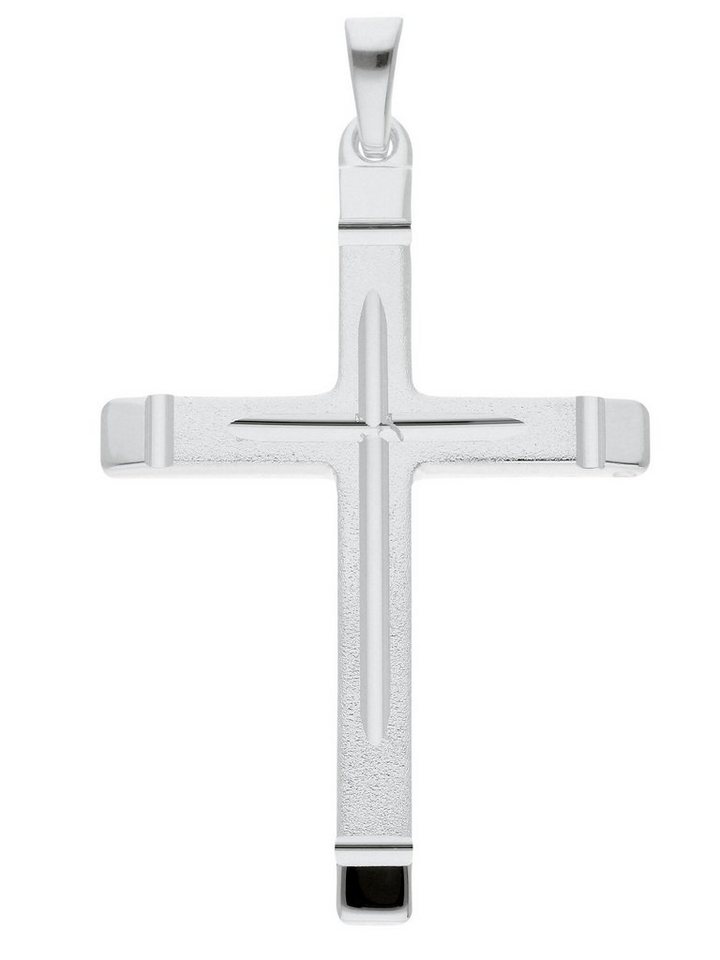 Adelia´s Kettenanhänger 925 Silber Kreuz Anhänger, Silberschmuck für Damen & Herren von Adelia´s