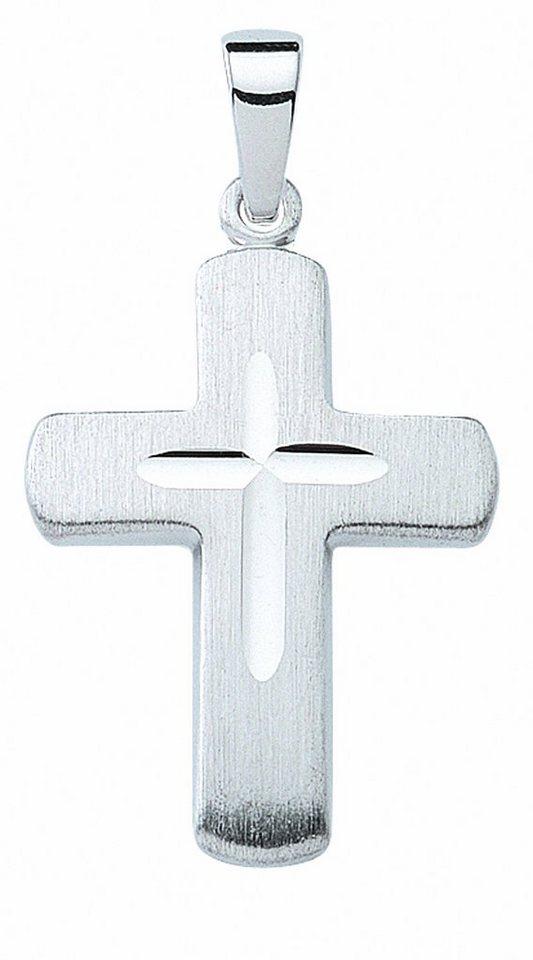 Adelia´s Kettenanhänger 925 Silber Kreuz Anhänger, Silberschmuck für Damen & Herren von Adelia´s