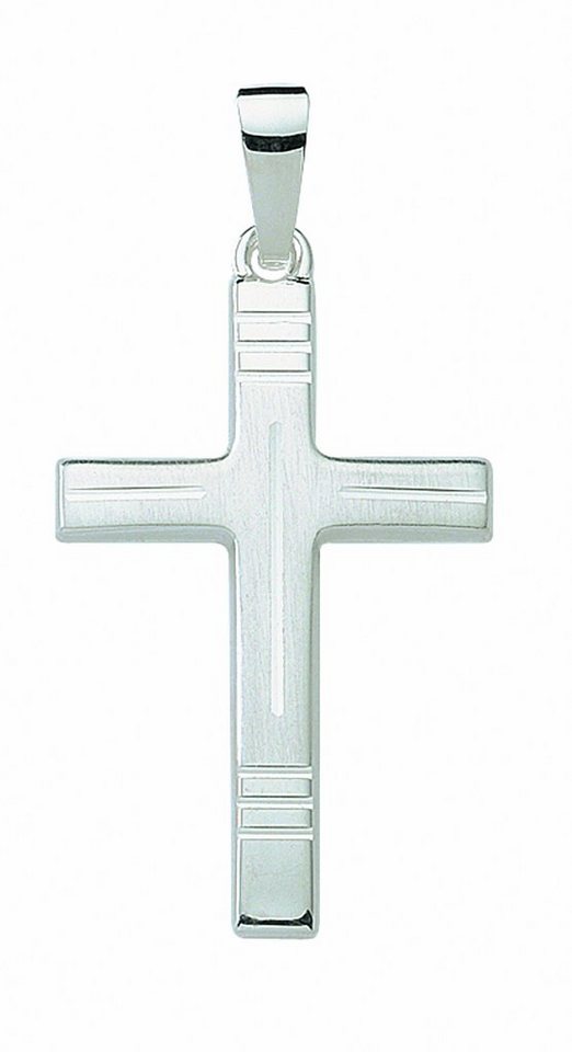 Adelia´s Kettenanhänger 925 Silber Kreuz Anhänger, Silberschmuck für Damen & Herren von Adelia´s