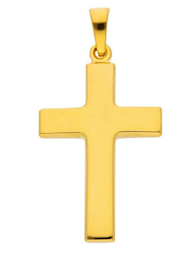 Adelia´s Kettenanhänger 925 Silber Kreuz Anhänger, Silberschmuck für Damen & Herren von Adelia´s