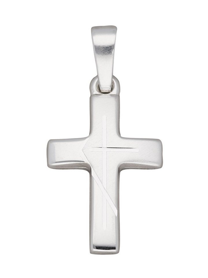 Adelia´s Kettenanhänger 925 Silber Kreuz Anhänger, Silberschmuck für Damen & Herren von Adelia´s