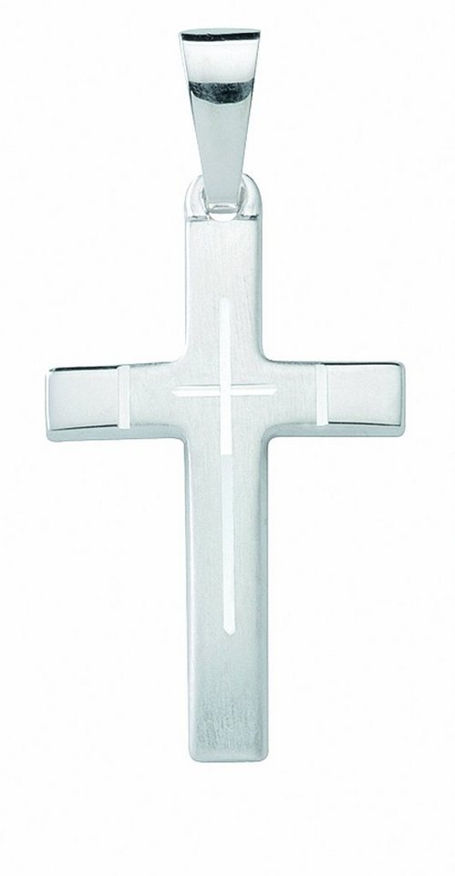 Adelia´s Kettenanhänger 925 Silber Kreuz Anhänger, Silberschmuck für Damen & Herren von Adelia´s