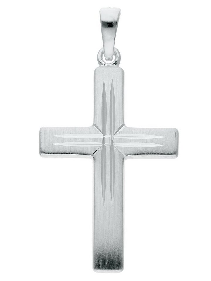 Adelia´s Kettenanhänger 925 Silber Kreuz Anhänger, Silberschmuck für Damen & Herren von Adelia´s