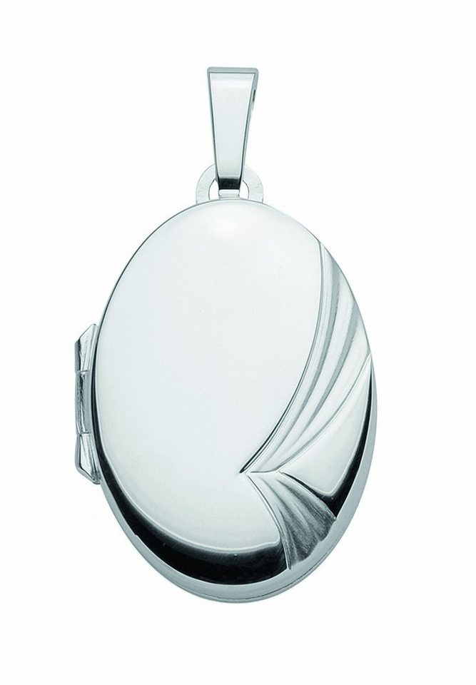 Adelia´s Kettenanhänger 925 Silber Medaillon Anhänger, Silberschmuck für Damen von Adelia´s