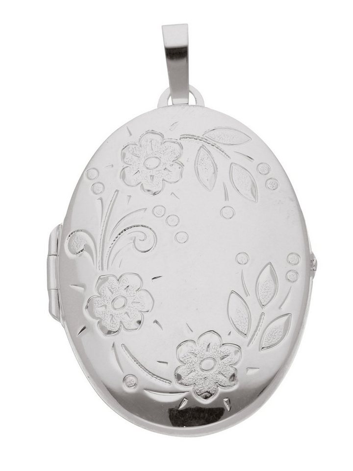 Adelia´s Kettenanhänger 925 Silber Medaillon Anhänger, Silberschmuck für Damen von Adelia´s