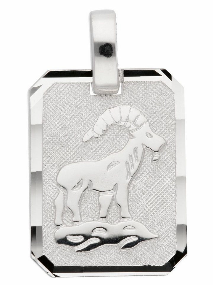 Adelia´s Kettenanhänger 925 Silber Sternzeichen Anhänger Steinbock, Silberschmuck für Damen & Herren von Adelia´s