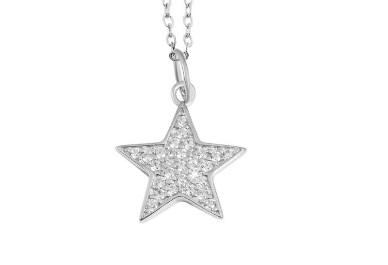 Adelia´s Kettenanhänger Damen Anhänger Stern aus 925 Silber 5,13 cm von Adelia´s