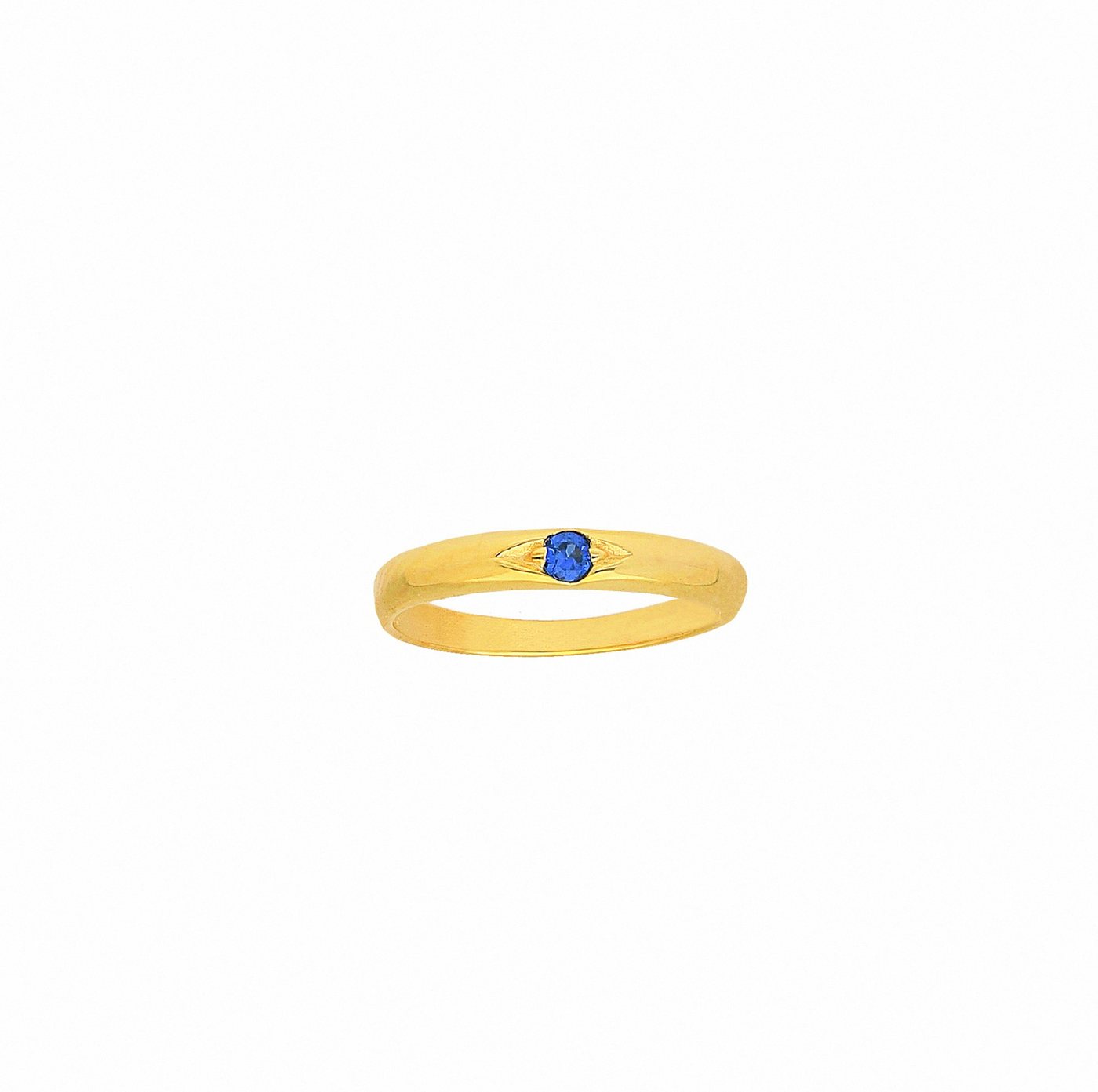 Adelia´s Kettenanhänger Damen Goldschmuck 333 Gold Anhänger Taufring mit Safir Ø 10,1 mm, 333 Gold Goldschmuck für Damen von Adelia´s