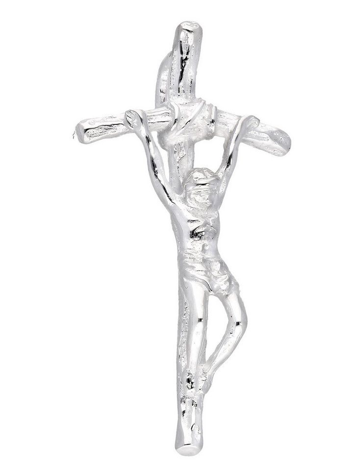 Adelia´s Kettenanhänger 925 Silber Kreuz Anhänger Korpus, Silberschmuck für Damen & Herren von Adelia´s