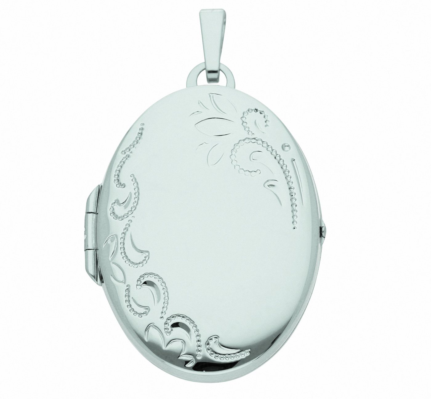 Adelia´s Kettenanhänger Damen Silberschmuck 925 Silber Medaillon Anhänger, 925 Sterling Silber Silberschmuck für Damen von Adelia´s