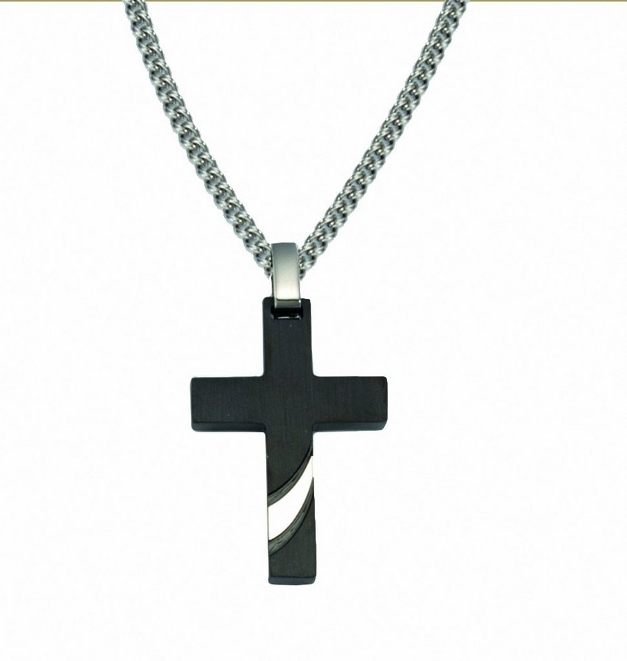 Adelia´s Kettenanhänger Edelstahl Kreuz Anhänger, Edelstahlschmuck für Herren von Adelia´s