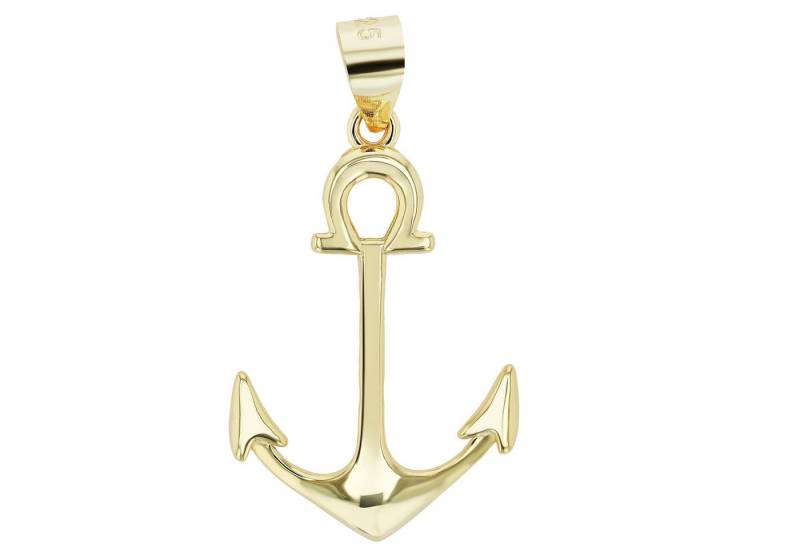 Adelia´s Kettenanhänger eleganter Anker Anhänger aus 925 Sterling Silber von Adelia´s