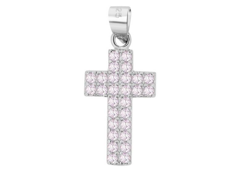 Adelia´s Kettenanhänger Neuheit 2025 - modischer Kreuz Anhänger aus 925 Sterling Silber von Adelia´s