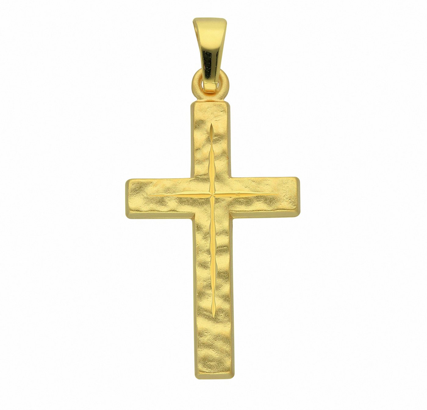 Adelia´s Kreuzkette Halskette - Kreuzkette mit Kreuz Anhänger aus 333 Gold, Schmuckset mit bis 45 cm stufenlos verstellbarer 925 Silber Halskette Adelia´s Kreuzkette Halskette - Kreuzkette mit Kreuz Anhänger aus 333 Gold, Schmuckset mit bis 45 cm stufenlos verstellbarer 925 Silber Halskette von Adelia´s