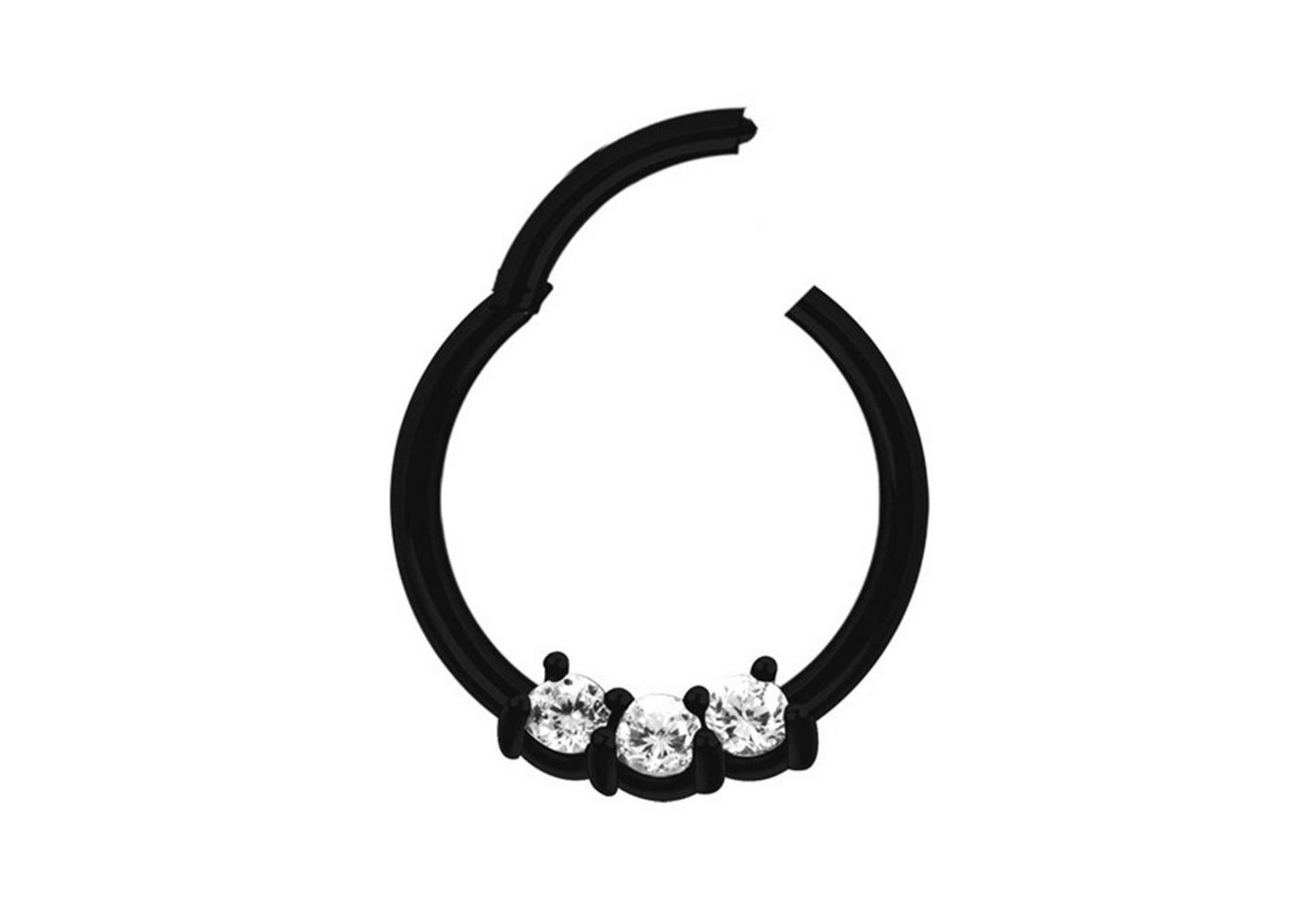 Adelia´s Nasenpiercing Piercing Nasenpiercing, mit drei klaren gefassten Kristallen in 2 mm Adelia´s Nasenpiercing Piercing Nasenpiercing, mit drei klaren gefassten Kristallen in 2 mm von Adelia´s